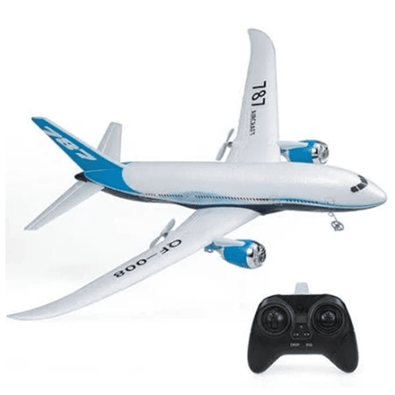 QF008 Anself Boeing 787 550mm Wingspan 2.4GHz 3CH Built-in Gyro EPP RC Airplane Glider RTF for Beginners - With LED