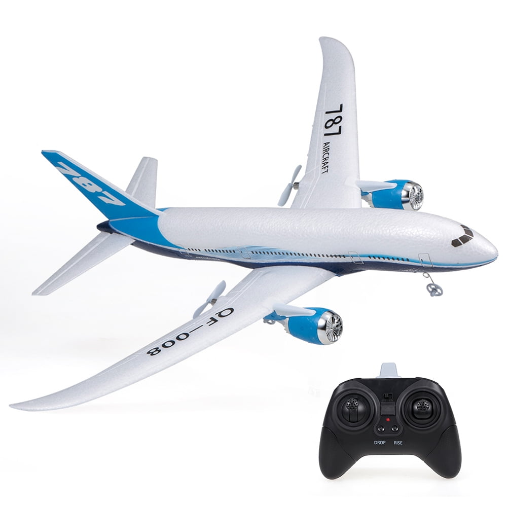 QF008 Boeing 787 Remote Control Airplane 3CH 2.4GHz RC Plane EPP Airplane RC Airplanes with 6 Axis Gyro for Kids Adults