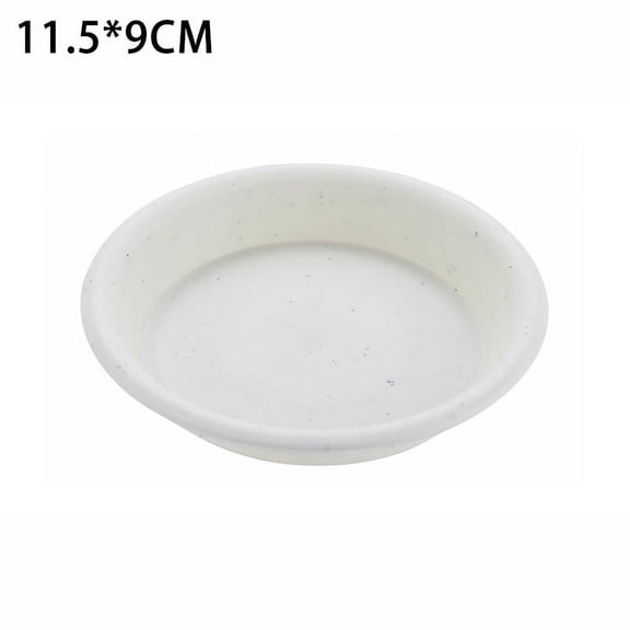 QFEI 10 Pack Plastic Plant Saucer Drip Trays, 11.5cm Plant Saucers for Indoors Outdoor Plant, Thick Heavy Durable Sturdy Flower Pot Saucers Plant Trays for Pots Planter