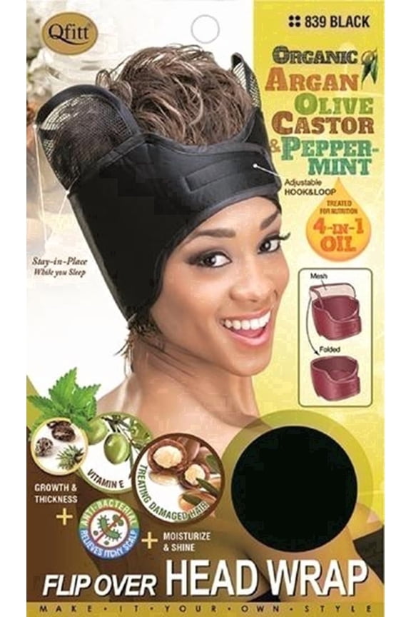 Fabric Headbands, Black, 1 ct