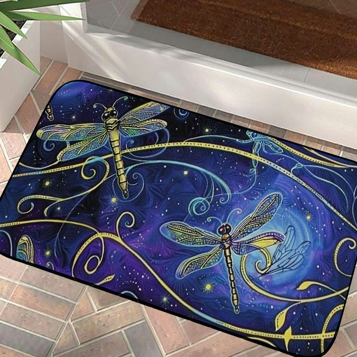 QFMY Home Decorations Door Mat Funny Doormat Kitchen Rugs Low