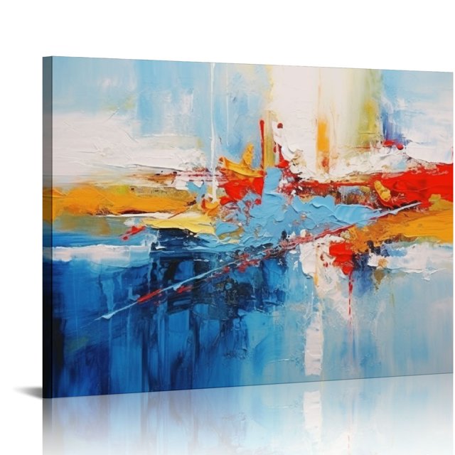 QFMY Large Abstract Wall Art Artwork Ready to Hang Wall Art Prints