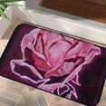 QFMY Rose Square Floor Mat Rug for Home Entrance Outside Entry 19.68*39
