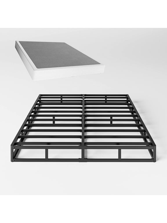 5" Metal Queen Box Spring, Mattress Foundation, Heavy-Duty, Easy Assembly