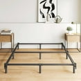 thumbnail image 1 of QFTIME Queen Metal Bed Frame with Recessed Legs, 7-Inch Low Profile Bed Base, Easy Assembly, Mattress Foundation, Headboard Compatible, 1 of 7