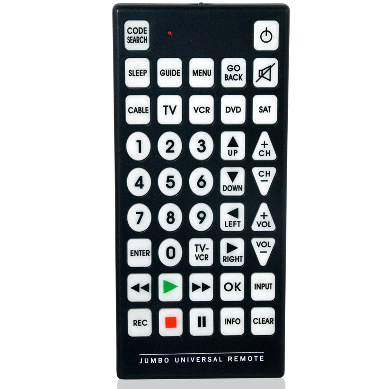 Jumbo universal remote codes deals