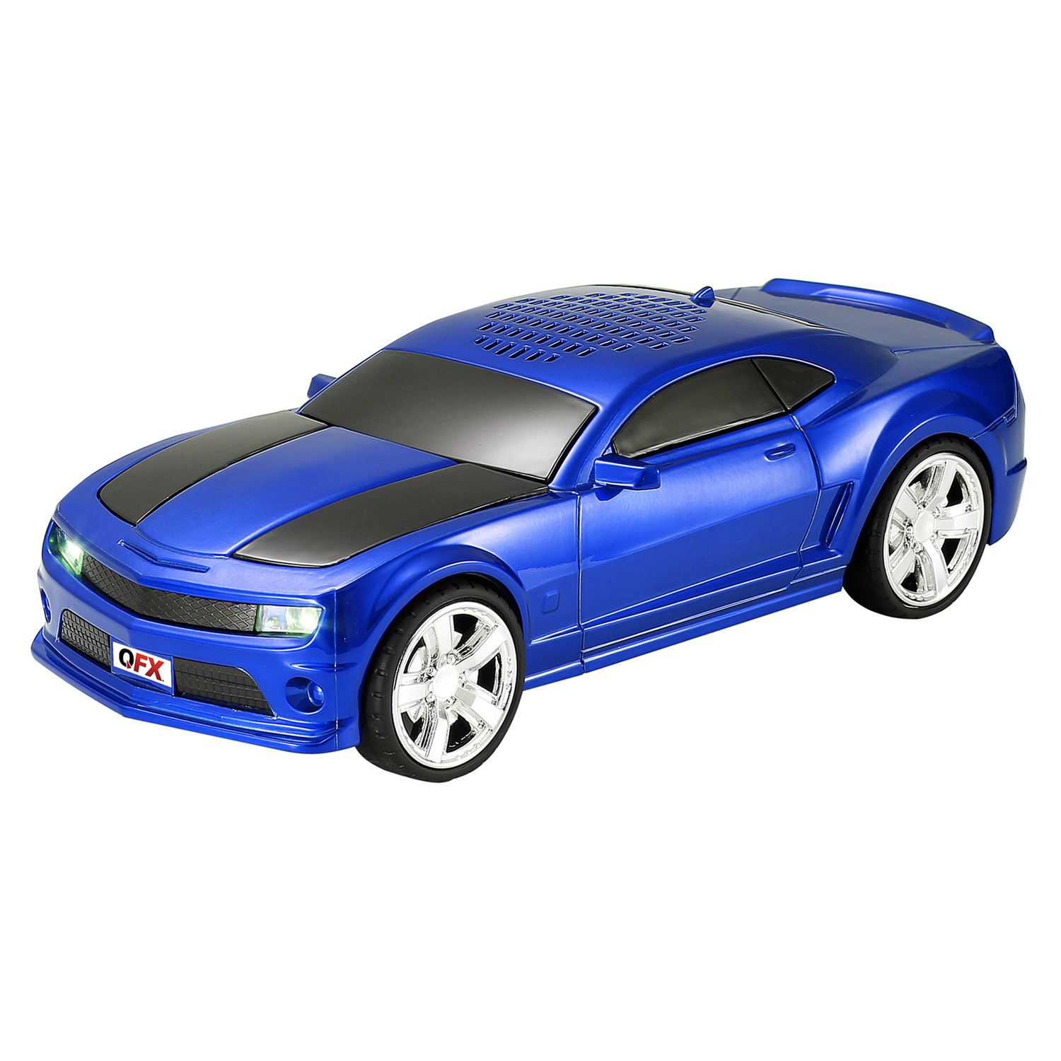 Blue Portable Bluetooth Speaker For Car/Truck – USB Port, FM Radio, Aux Input, 5W RMS