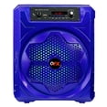 thumbnail image 1 of QFX Bluetooth Battery Powered Portable PA Speaker- Blue, 1 of 3