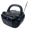 thumbnail image 1 of QFX Bluetooth CD/Cassette/Radio/USB Boombox , Black, 1 of 5