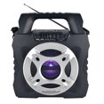 thumbnail image 1 of QFX Bluetooth Solar Flashlight and Solar Panel Portable Shortwave Radios , Black , R-45, 1 of 5
