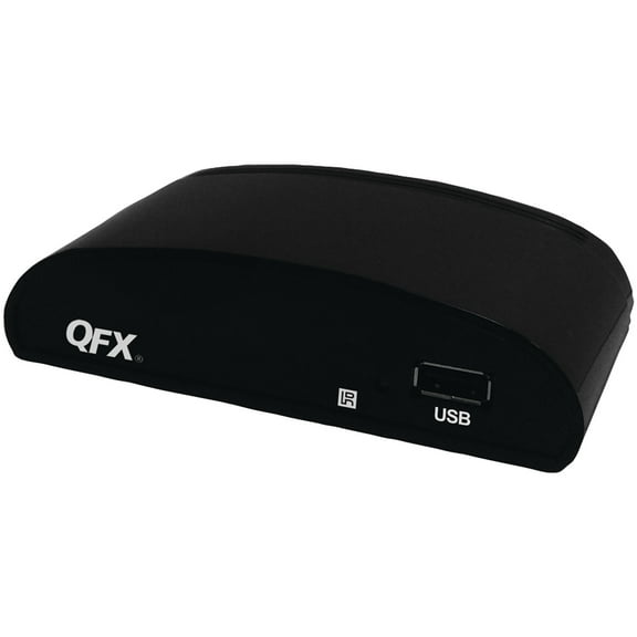 QFX CV-103 Digital Converter Box W Ul Adapter, Black