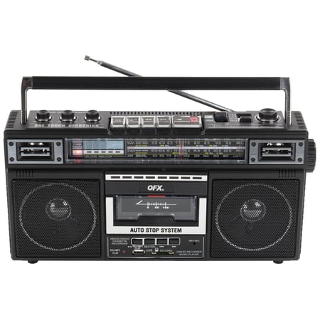 QFX J-220BT Bluetooth Portable Cassette Player Recorder Converter Boombox