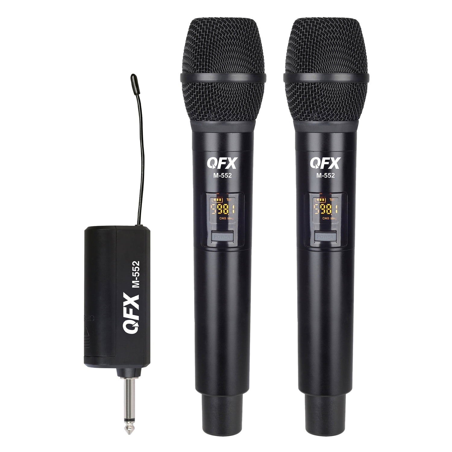QFX M-552 16-Channel UHF Multi-Frequency Microphone System