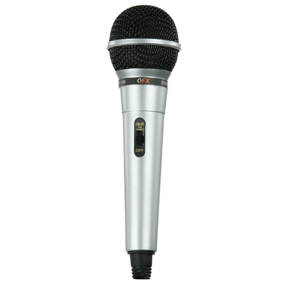 QFX M106SLV Dynamic Professional Microphone - Silver