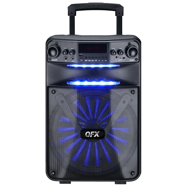 QFX PBX-115 15" Portable Bluetooth PA Speaker (Microphone Included)