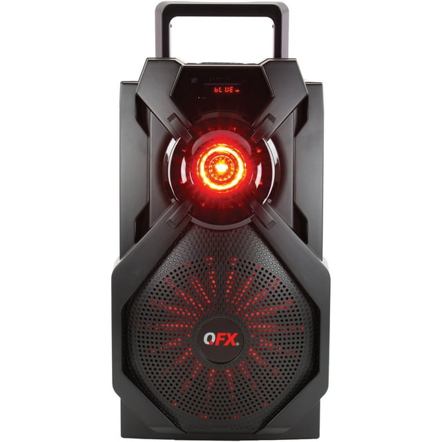 QFX PBX-6 6-Inch Portable Rechargeable Bluetooth Party Speaker with App Control