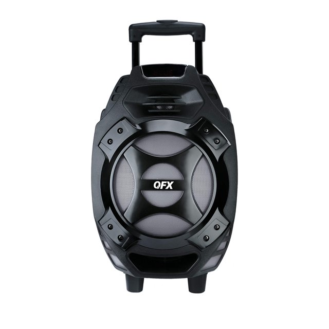 QFX PBX61081 Rechargeable Portable Speaker 8" Woofer 400 Watts
