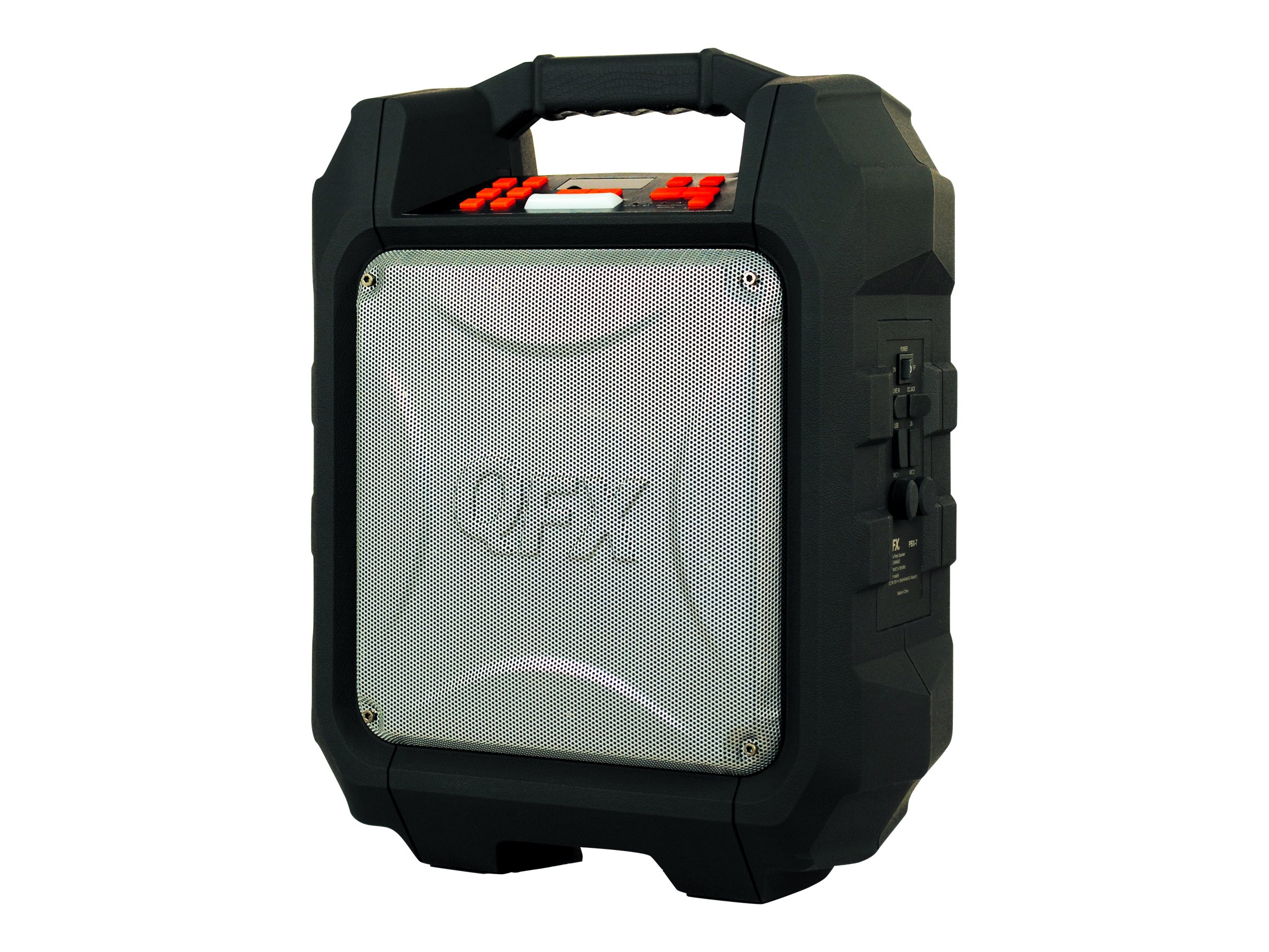 QFX PBX-7 The Outbacker - Speaker - for PA system - wireless - Bluetooth - 2-way - black - image 1 of 9