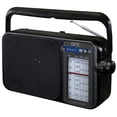 thumbnail image 1 of QFX Portable AM/FM/Shortwave Radio, Black, R-24-BLK, 1 of 5