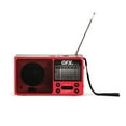 thumbnail image 1 of QFX R-37 Black Rechargeable Solar 6 Band Radio with Flashlight AM, FM & SW 1-4 & Phone Charger, 1 of 8