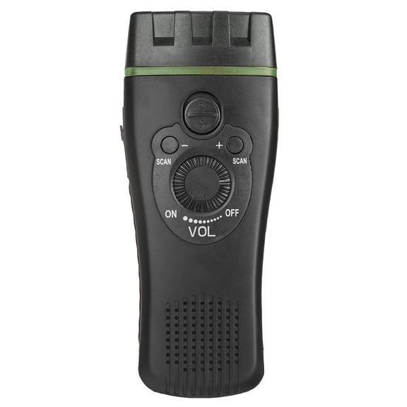 QFX Radio Frequency Battery FM Portable Emergency Radios , Black , R-10C