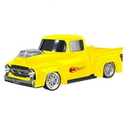 QFX Retro Truck On The Go Light And Sound Speaker, Yellow