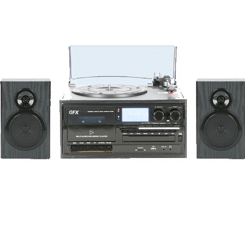 QFX TURN-250 Home Stereo w/Turntable/Cassette/CD/MP3 - image 1 of 2