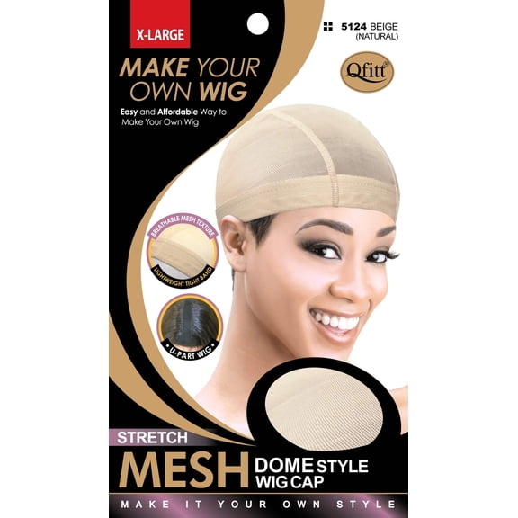 QFitt Mesh Dome Style Wig Cap-X-Large