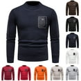 QGJZVUNL 2 Pack Men's Big & Tall Polo Shirt Men's Henley Shirts Long