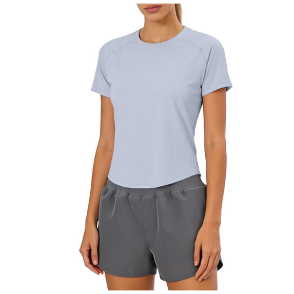 QGJZVUNL 2 Piece Workout Sets for Women Summer Outfits Athletic Shorts Matching Set Gym Clothes Size S