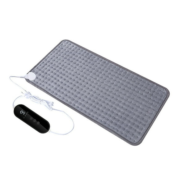 QGJZVUNL Large Electric Heating Pad for Back Pains and Cramps Reliefs Soft Electric Heat Pad for Moist & Dry Therapy-Fast Heating Settings&nbsp;