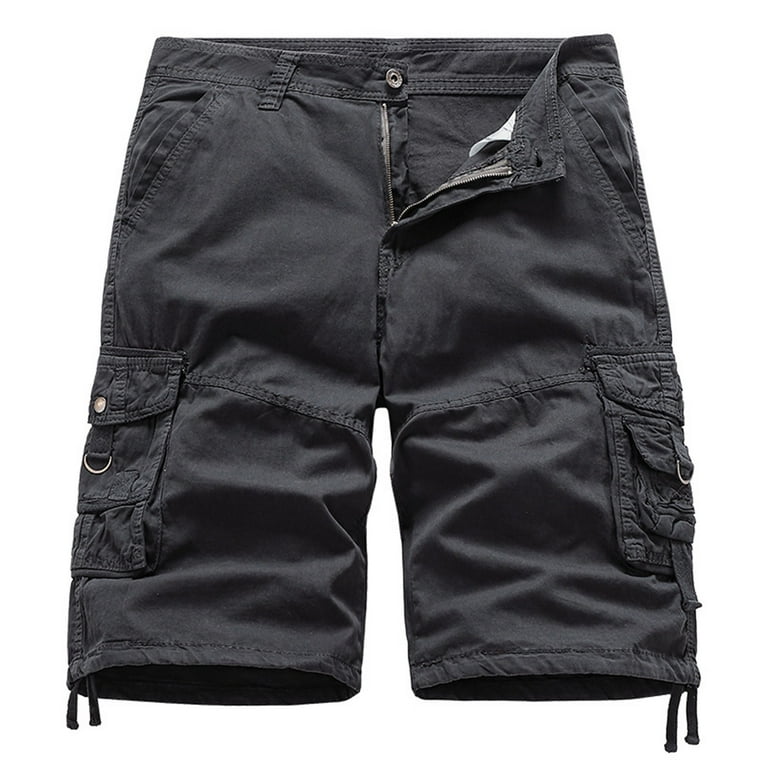 QGJZVUNL Men s Golf Shorts Stretch Lightweight Flat Front Casual Work Shorts Men s Cargo Short Casual Cotton Shorts Work Short For Short Men s Casual