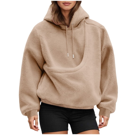 QGJZVUNL Pet Pouch Hoodie for Women Pouch Holder Sweatshirt Shirt Top for Small Dogs & Cats Size L