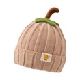thumbnail image 1 of QGJZVUNL Toddler Baby Pumpkin Hats Winter Warm Knitted Beanie Caps Halloween Pumpkin Hat, 1 of 6