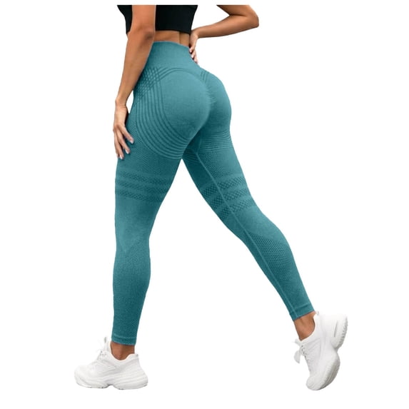 QGJZVUNL Yoga Pants Women's Butt Lifting Leggings High Waisted Seamless Sports Legging Tummy Control Workout Pant Size 2XL