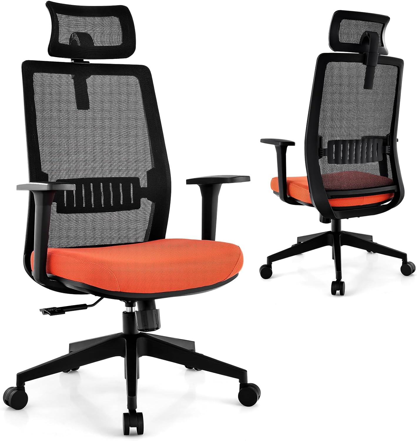 Qgyehli Big And Tall Office Chair 400lbs Heavy Duty Ergonomic Mesh 