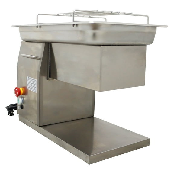 QH Electric Meat Cutter Slicer Stainless Steel Commercial Meat Cutting Machine Body without Blade 110V
