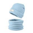 thumbnail image 1 of QHFBli 5-12Y Kids Earflap Beanie and Scarf Set for Girls Boys,Winter Warm Knit Ski Hat with Lined, 1 of 4