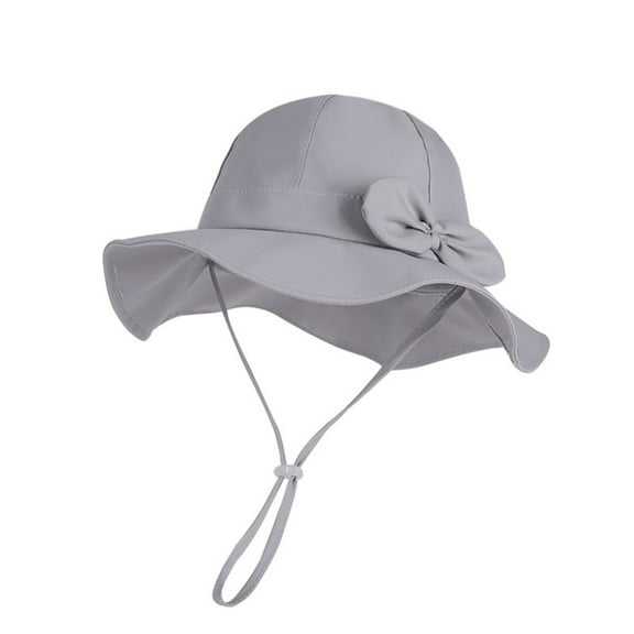 QHFBli Baby Girl Sun Hat with UPF 50  Outdoor Adjustable Beach Hat with Wide Brim Bucket Hats