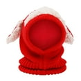thumbnail image 1 of QHFBli Baby Girls Kids Scarf Woolen Earflap Hood Warm Skull Knit Caps，Crochet Earflap Pilot Hats Beanie Cap for Toddlers Baby Girls and Boys, 1 of 5