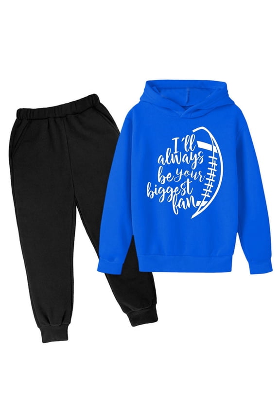 Boys Activewear Kids Clothes Tracksuit Sets Hoodies Sweatshirt and Sweatpants 2 Piece Outfits 7-8 Years