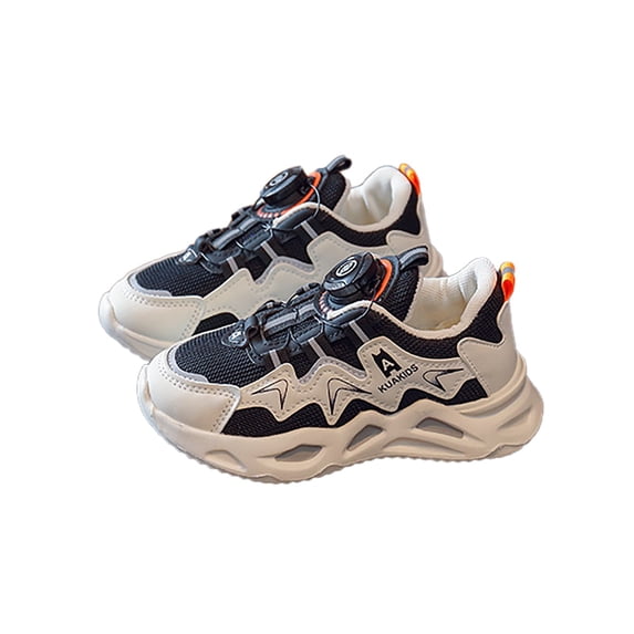 QHFBli Boys Girls Sneakers for Kids Non- Tennis Shoes Sports Walking Athletic Shoes 8-9 Years