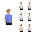 thumbnail image 1 of QHFBli Boys Mesh Crew Neck Tees, Kids Athletic T-Shirts, Lightweight Breathable Tops for Tennis, Running & Casual Wear Blue 11-12 Years, 1 of 9