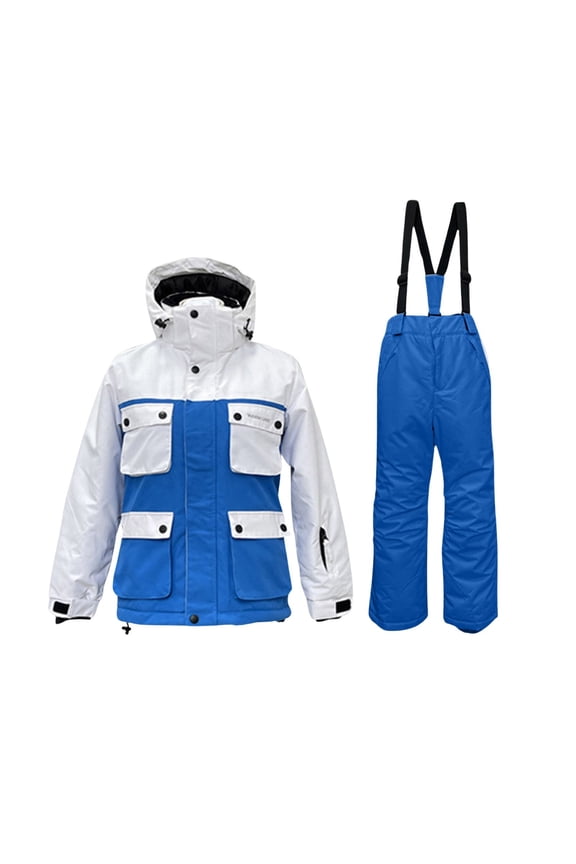 Boys Snowsuit Set - 2 Piece Paw Patrol Ski Jacket and Snow Bib Pants for Little Boys 160