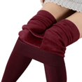 thumbnail image 1 of QHFBli Breathable Polyester Leggings Winter Thermal Velvet Leggings for Women Cozy Lined Trousers High Waisted Soft Stretch Solid Comfort Fit Wear Cold, 1 of 3