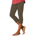 thumbnail image 1 of QHFBli Capri Leggings for Women 2026 Summer Casaul High Waisted Knee Length Stretchy Workout Yoga Cropped Capris Pants, 1 of 9