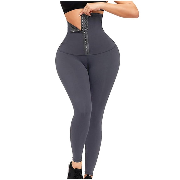 QHFBli Casual Daily Wear Leggings High-Waisted Yoga Fitness Leggings for Women with Elastic and Body Shaping