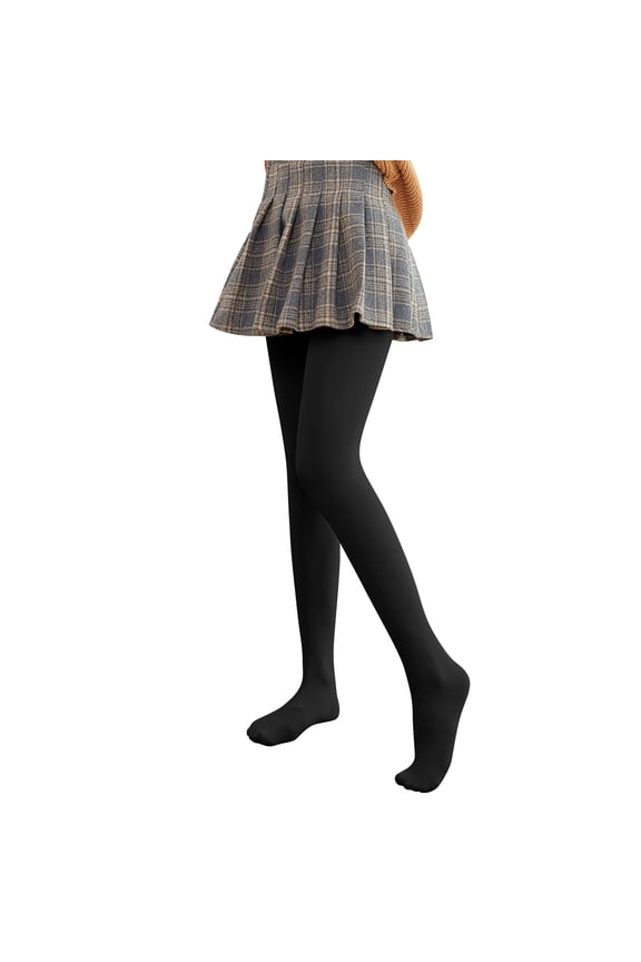 Casual Daily Wear Leggings Women Plus Size Velvet Seamless Thermal Bare Flesh Toned Tights Outerwear Leggings with Stepping Feature 130g