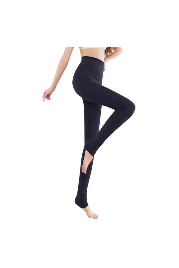 Casual Daily Wear Leggings Women Winter Leggings Soft Brushed Thermal Lined Thick Warm Step Pants for Cold
