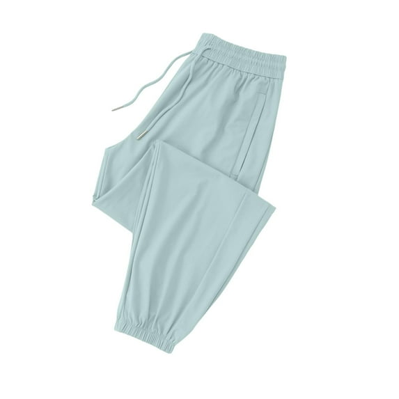 QHFBli Cinch Bottom Sweatpants Women High Waisted, Thick Cotton Sweat Pants with Pockets Casual Lounge Athletic Joggers